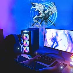 3d hologram led fan projector, 4 leavesHD 3D