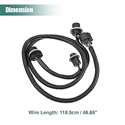 uxcell 1set Driver Side Tail Lamp Wiring Harness
