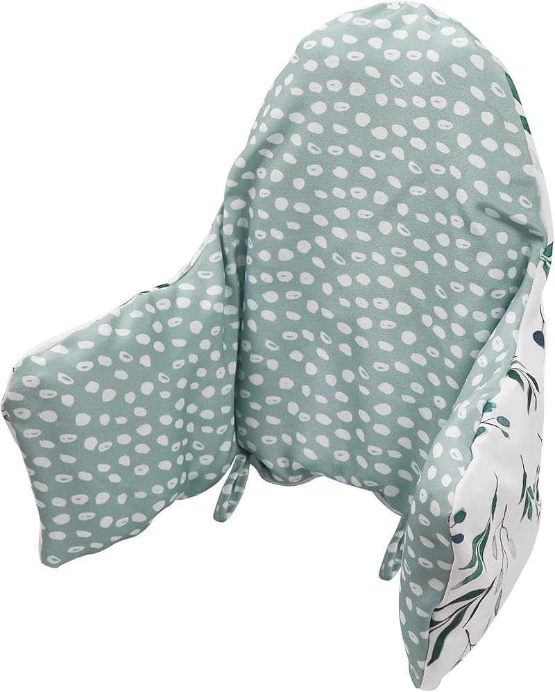 Longgouk High Chair Cushion for Antilop Infant Seat Pad Fresh Leaves
