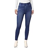 GRAPENT Skinny Jeans for Women Trendy High Waisted Pull On Elastic Waist Soft Stretchy Denim Pants Sweatpant Jeggings