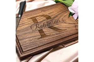 Personalized Cutting Board, Custom Wedding, Anniversary or Housewarming Gift Idea, Wood Engraved Charcuterie, for Friends and