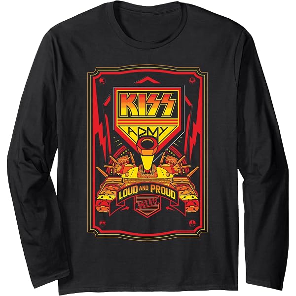 Amazon.com: KISS - KISS Army, Loud & Proud T-Shirt : Clothing