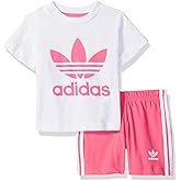 adidas Originals Baby Girls Originals Short & Tee Set