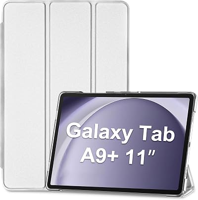 ProCase Smart Case for Galaxy Tab A9 Plus 11 Inch 2023 Slim Stand Folio Silver