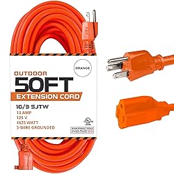 IRON FORGE CABLE 50 Ft Orange Extension Cord - 16/3