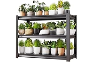 LLIIFFEE Storage Shelves Garage Shelving Heavy Duty Adjustable 5 Tier Metal Shelving Unit Industrial Utility Shelf Storage Rack for Garage Basement Kitchen Storage Organization (16" D x 35.4" W x 36" H)