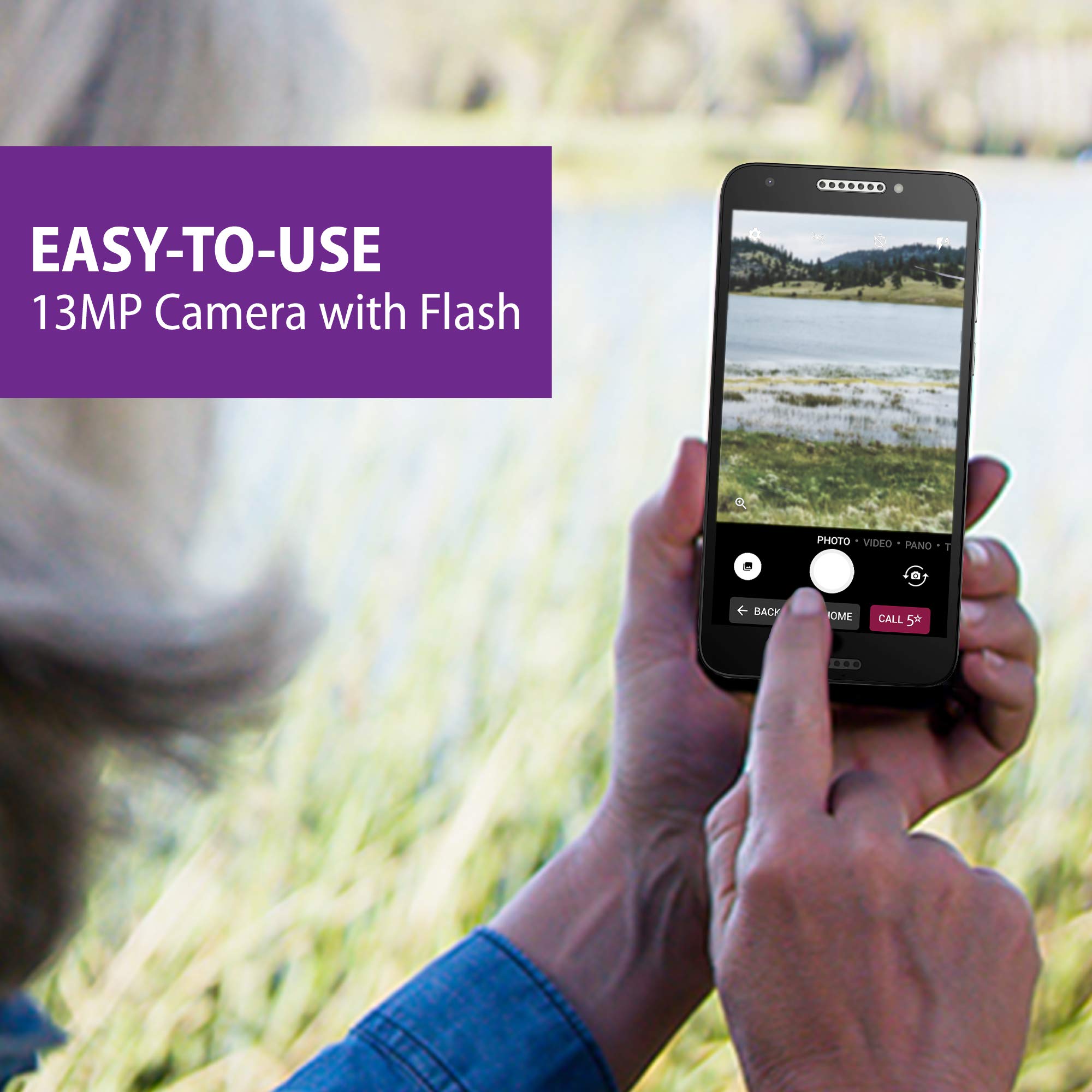 Jitterbug Smart2 NoContract Easytouse 5.Smartphone for Seniors by