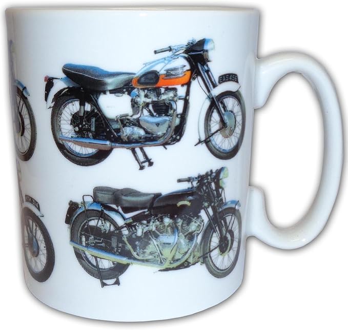 Classic Motorbikes Mug Amazon.co.uk Kitchen & Home