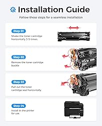78A Black Toner Cartridge (2-Pack) with chip High