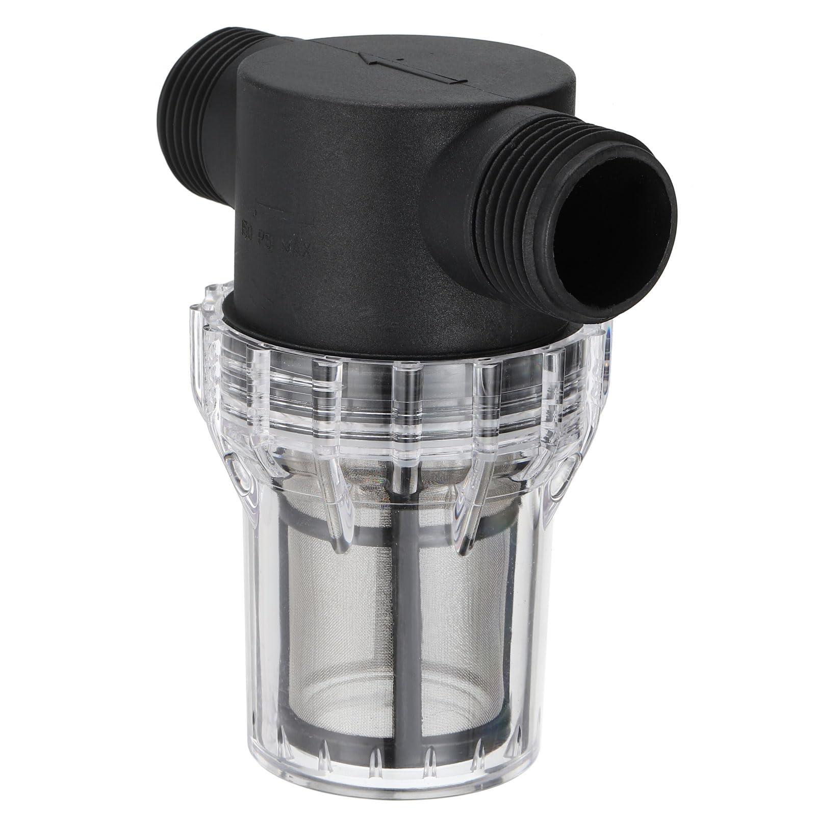 PATIKIL 1 Inch Male In-Line Strainer with 80 Mesh Stainless Steel Filter Screen Water Pump Filter for Garden Irrigation Pressure Washer Inlet