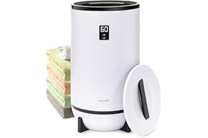 SereneLife Towel Warmer for Bathroom and Spa – Luxury Bucket-Style Towel Warmer, Fits 2 Large Towels, Blankets, Bathrobes, an