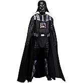 Deluxe Adult Darth Vader Star Wars Costume Jumpsuit with Cape, Mask, Gloves, & Belt for Halloween and Cosplay Fun