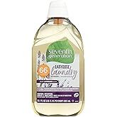 Seventh Generation Easy Dose Laundry Concentrated Liquid Detergent, Lavender, 23.1 Fl Oz (Pack of 6)