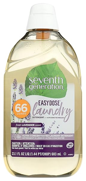 SEVENTH GENERATION EASY DOSE LAUNDRY CONCENTRATED LIQUID DETERGENT,...