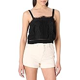 The Drop Womens Joylin Lace Inset Feminine Top
