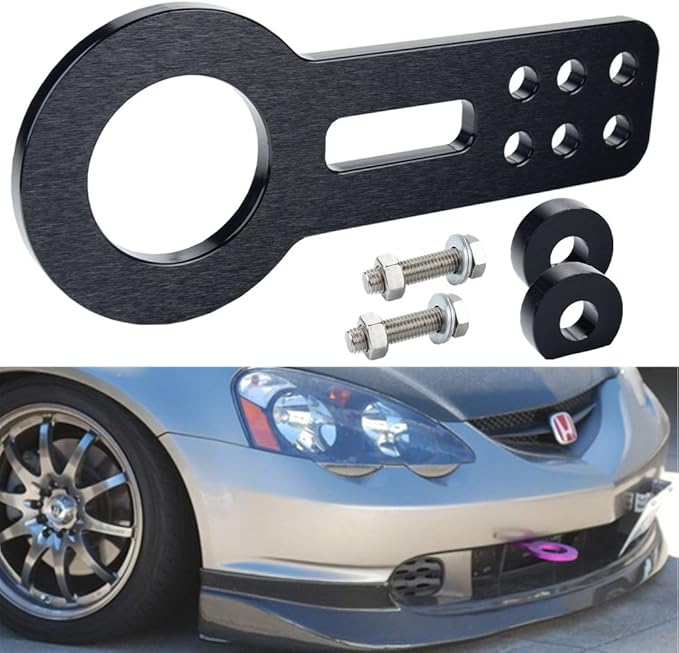 DEWHEL Universal Car Auto Trailer Ring Tow Hook Front