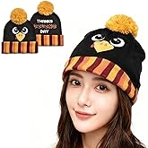 Ankelesz Turkey Pom Pom Beanie Hat Thanksgiving Funny Turkey Hat Knitted Cap for Men Women