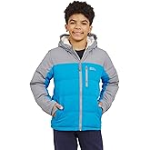 Eddie Bauer Boys' Classic Heavyweight Faux Fur Lined Hooded Insulated Down Jacket