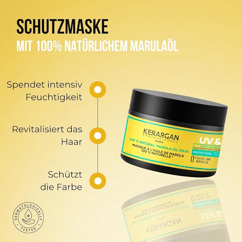 - Marulaöl Farbschutz-Haarmaske für gefärbtes Haar - 250ml