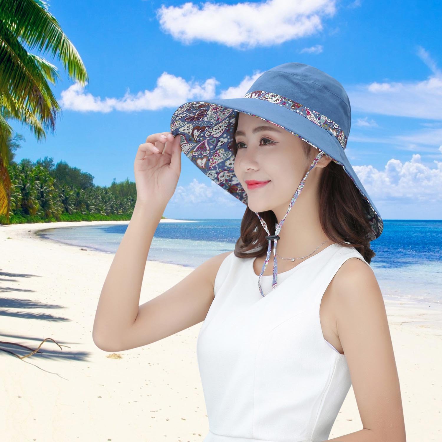 Hats \u0026 Caps HINDAWI Sun Hats for Women 