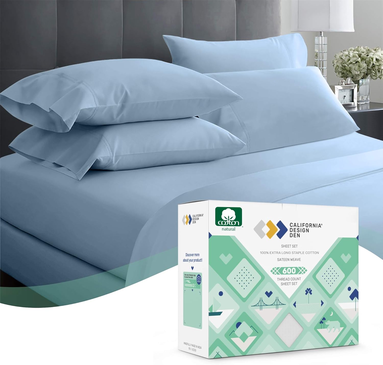 Amazon.com: Luxury Twin XL Sheets Set 