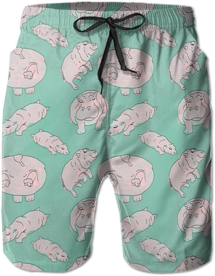 Mens Fashion Cute Rhino Shorts For Men