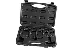 5Pcs Tie Rod Pitman Arm Adjusting Tool Set, Alloy Steel Adjustable Wrench for Cars, Light Trucks, 3/4 Ton & 1 Ton Vehicles, P