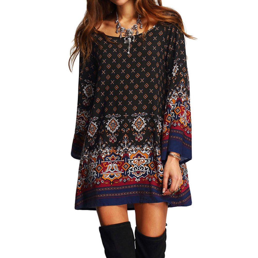 SCASTOE Women Bohemian Ethnic