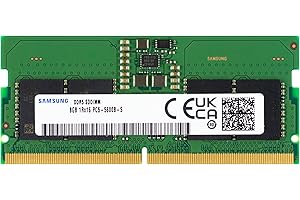 Samsung 8GB DDR5 5600MHz PC5-44800 CL46 SODIMM 1Rx16 Single Rank 1.1V 262-Pin Laptop, Notebook RAM Memory