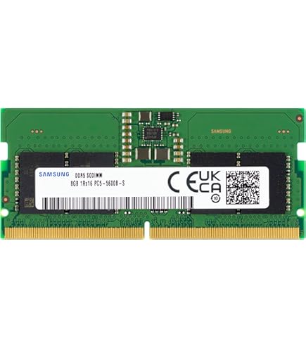 Samsung 8GB DDR5 5600MHz PC5-44800 CL46 SODIMM 1Rx16 Single Rank