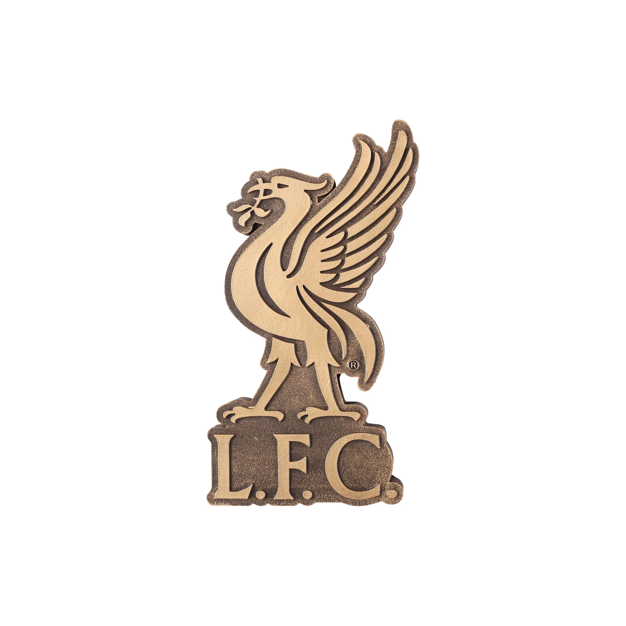 FOCO Official Liverpool FC Bronze Effect Football Crest Wall Sign
