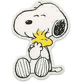 Open Road Brands Peanuts Snoopy and Woodstock Hug Wood Wall Decor | Fun Snoopy Wall Art for Kids' Bedroom or Play Room