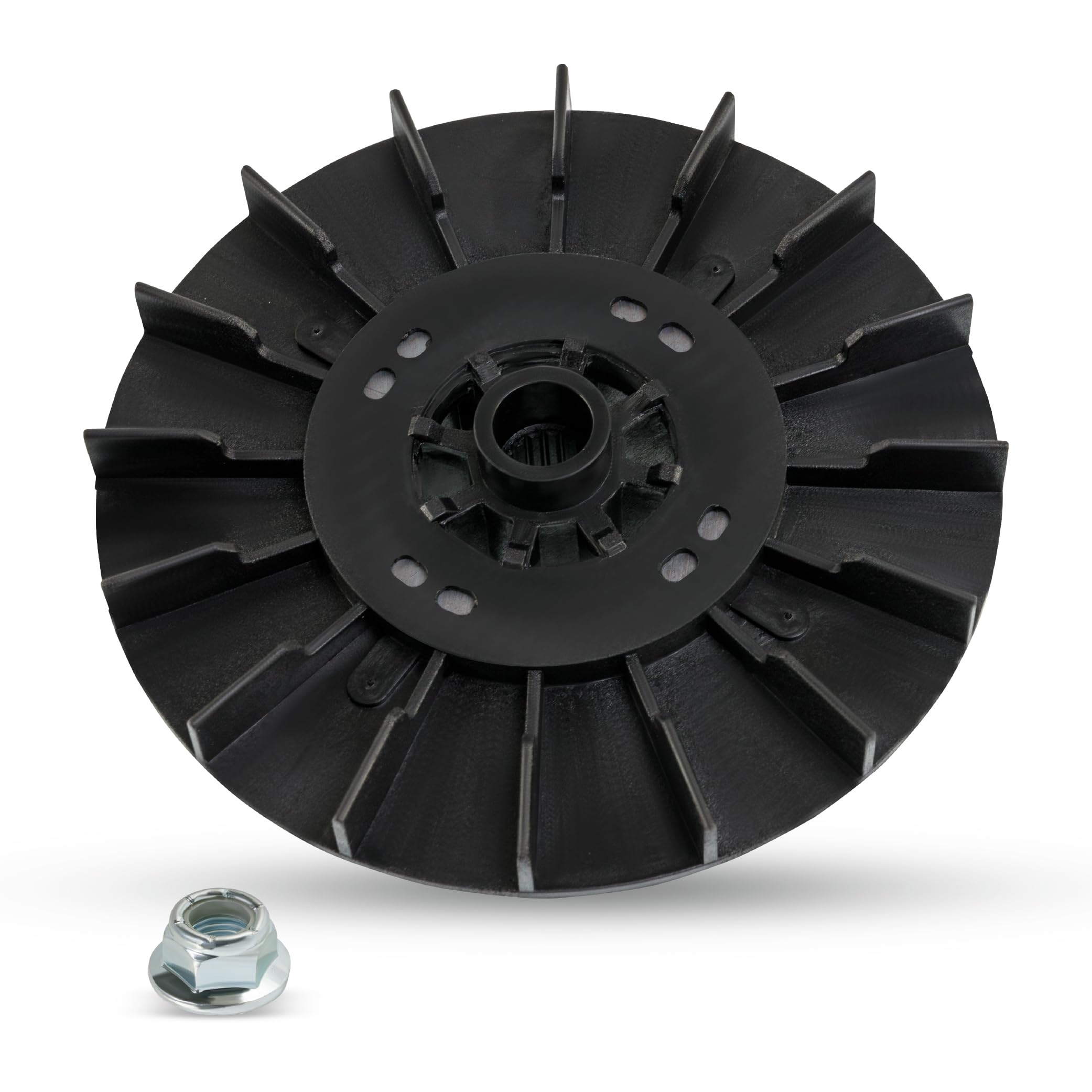 Photo 1 of BlueStars WH03X32217 Washer 1/2 HP Motor Pulley & Nut Set - Compatible with GE Washers GTW460AMJ0WW GTW460AMJ2WW GTW460ASJ0WW - Replaces WH07X24182 WH49X25377 4975025 AP7018598 PS16554753 EAP16554753