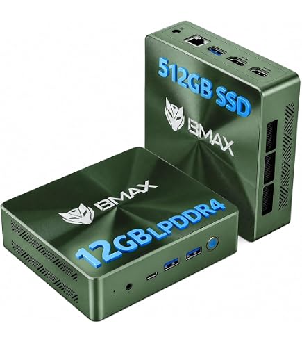 Amazon.com: Bmax Mini PC Micro Desktop Computer 12GB LPDDR4 RAM