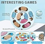 Elezenioc Dog Puzzle Slow Feeder Toy Treat Dispenser Non-Slip IQ Bowl view 4