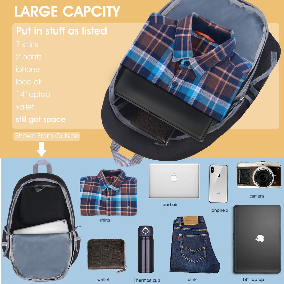 Cortege Lightweight Packable Backpack Durable Folding Travel Hiking Trekking Camping Cycling Foldable Backpack Ultralight Daypack Collapsible Backpack Outdoor Sport Water Resistant Outdoor Recreation Backpacking Packs Wohnsinn chen Org