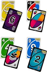 Mattel Games UNO FLIP! Card Game in Tin, 112 Cards, 7+, 2-10 Players view 3