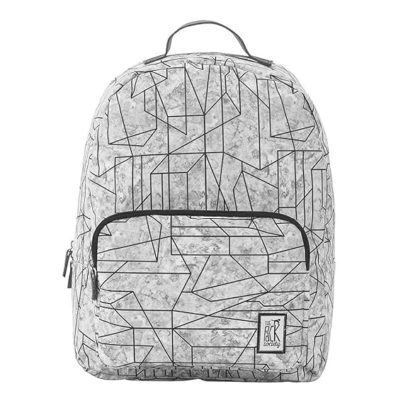 The Pack Society - Rucksack - Backpack Cool Prints - Geometric Marble Allover