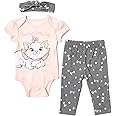 Disney Pixar Toy Story Lion King Minnie Mouse Baby Girls Bodysuit Pants and Headband 3 Piece Outfit Set Newborn to Infant