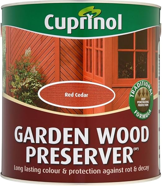 Cuprinol Garden Wood Preserver 4L Red Cedar Amazon.co.uk DIY & Tools