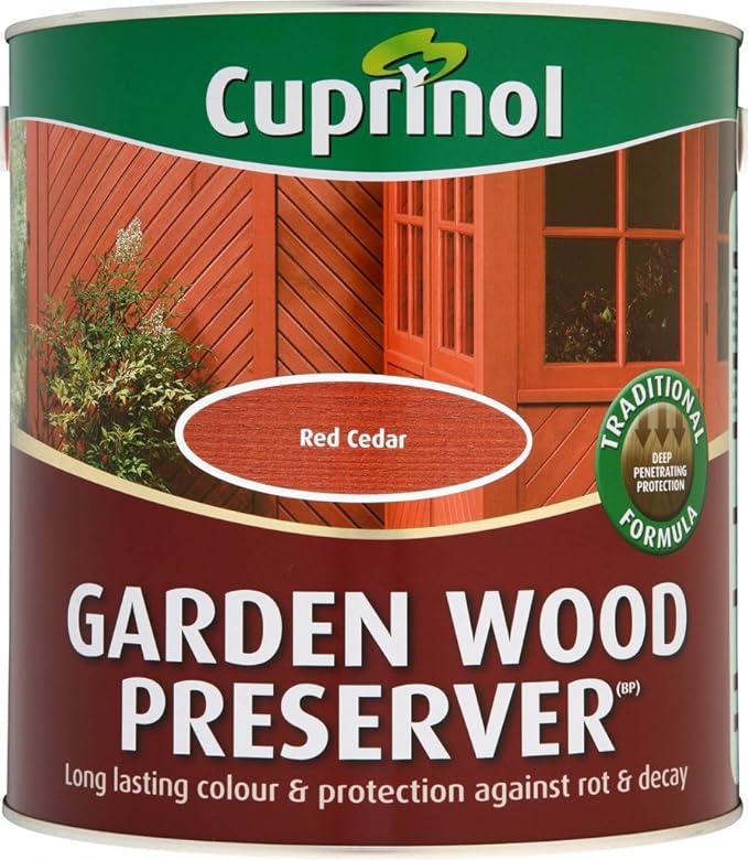 Cuprinol Garden Wood Preserver 4L Red Cedar Amazon.co.uk DIY & Tools