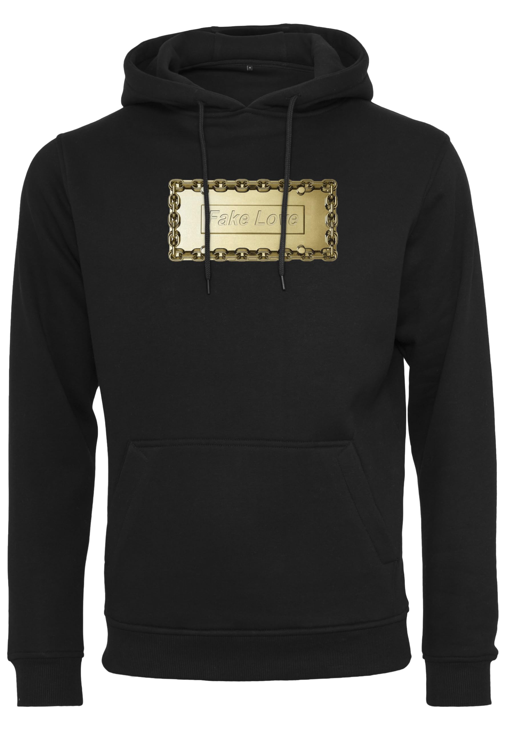 Mister Tee Herren Fake Love Kapuzenpullover, Black, XS