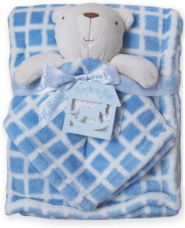 Newborn Baby Gifts Warm Blankets Sets For Girls Boys Unisex Winter Cotton Fleece Animal Comforter Christmas