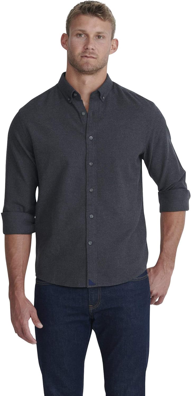 Buy UNTUCKit Costanti Untucked Shirt for Men Long Sleeve, Charcoal