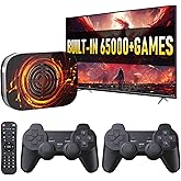 Super Console X4 Plus Retro Game Console Pre-Built-in 65000+Games, Retro Game Console With 65+ emulators,EmuELEC 4.6/Android 11.0/CoreE,S905x4,4K UHD Display