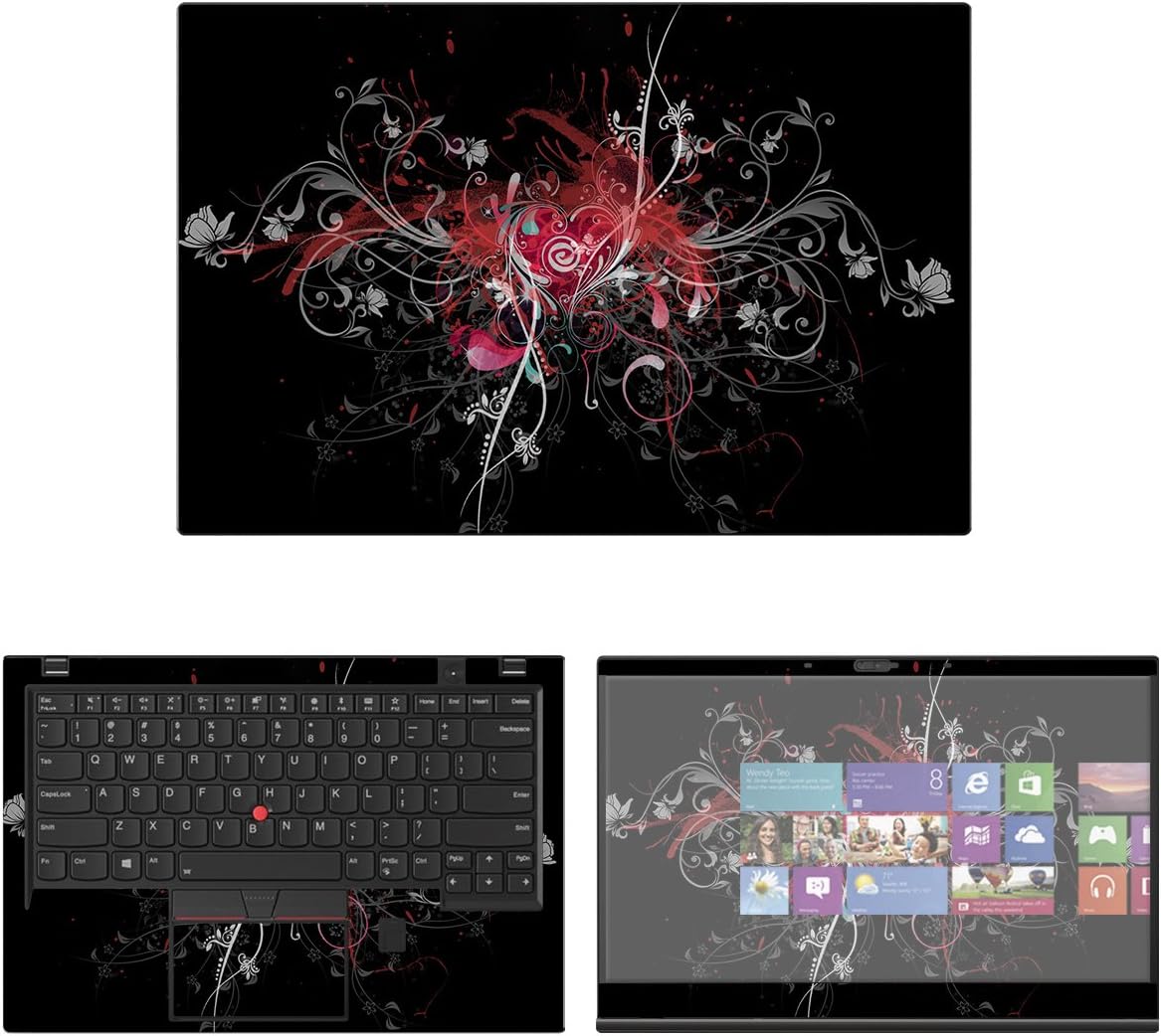 Decalrus - Protective Decal Skin Sticker for Lenovo ThinkPad X1 Carbon (6th Gen.) (14