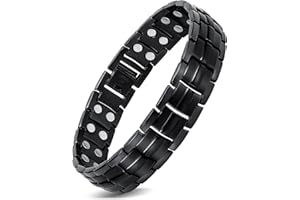 Jecanori Magnetic Bracelets for Men - Ultra Titanium Steel Men's Bracelet with Remove Tool & Jewellry Gift Box