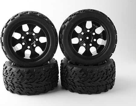 Amazon 1 10 カー 用 ビッグ タイヤ 4本 セット タイヤ 車 バイク