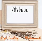 Hatcherabilia Home Door Sign Sticker Black Waterproof Vinyl Decal Kitchen view 3