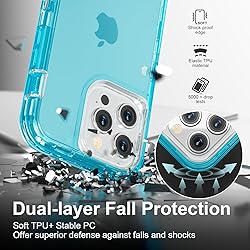 Follaroma for iPhone 14 Pro Max Case, Heavy Duty